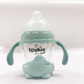 220ml Extra Wide neck Glass bottle with simple lid