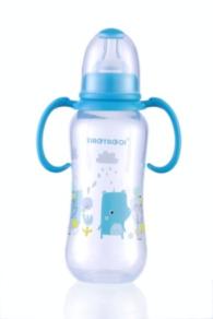 300ml PP standard neck feeding bottle with handles