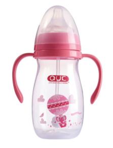 300ml wide neck PP bottle with handles