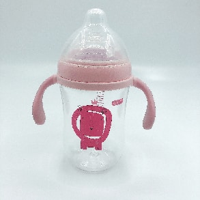 300ml Extra Wide neck Tritan bottle with simple lid