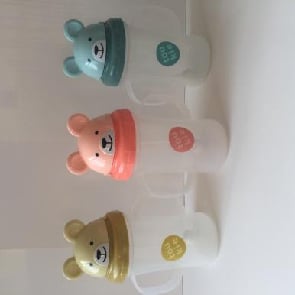 260ml baby sippy cup bear shape