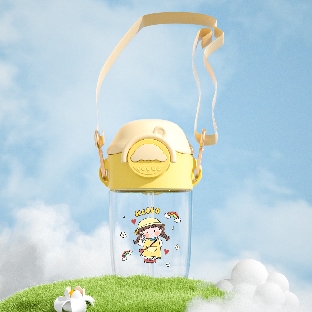 360ml Icecream Shape Tritan Sippy Cup with locker