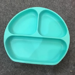 silicone plate with three division