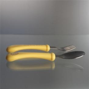 304 stainless steel baby feeding spoon and fork 2pcs/set