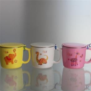 baby stainless steel brush cup with lid