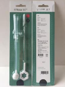 Sippy Cup straw with tub brush set
