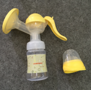 baby breast pump set with lid