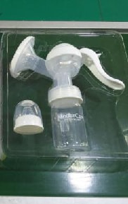 manual breast pump set