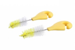 Nylon nipple brush 2pcs set