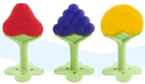 3D shape baby silicone teether 3